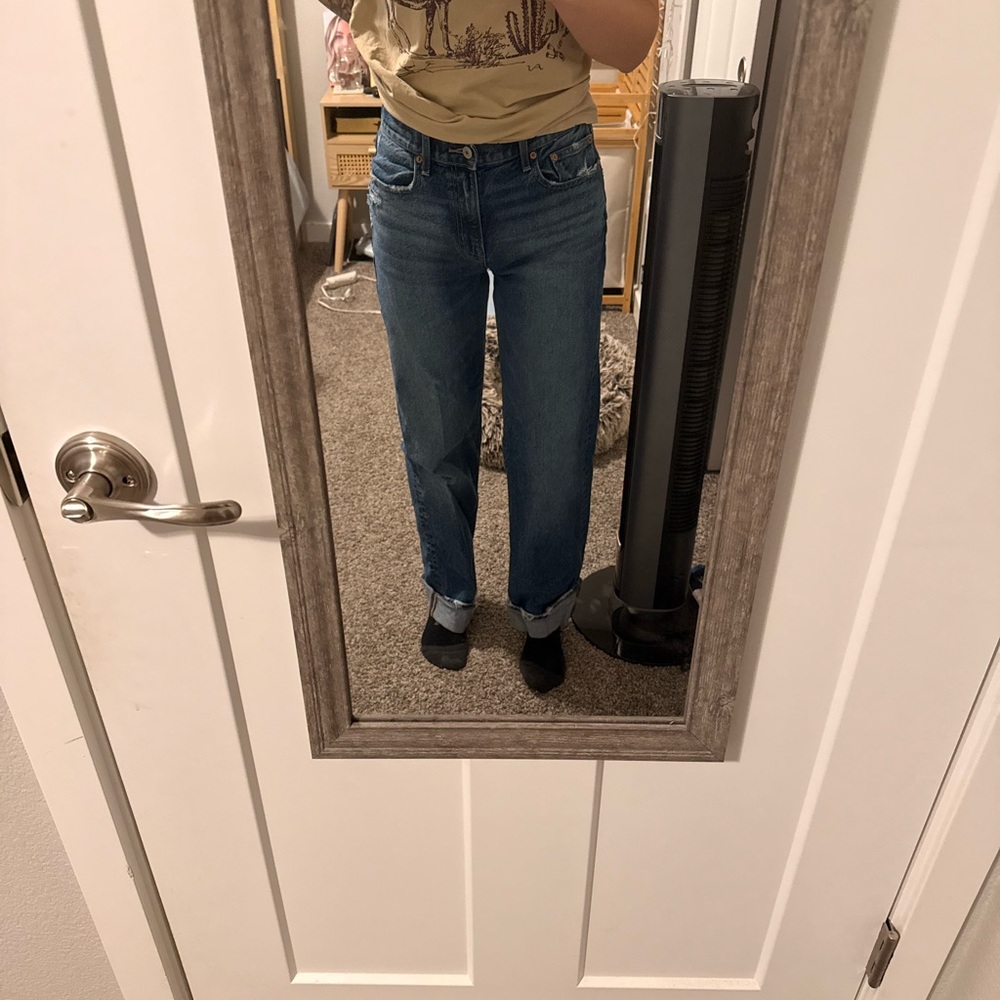 American Eagle Outfitters Blue Straight Leg Jeans